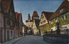 CPA AK Rothenburg Roderbogen m. Markusturm GERMANY (1076412)
