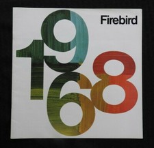 1968 Pontiac Firebird Ho Sprint 400 Convertible Hardtop Brochure Catalog Minty