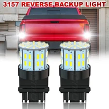 2pcs White 3156 3157 LED Reverse Backup Light Bulbs for 2001-2007 Ford Escape