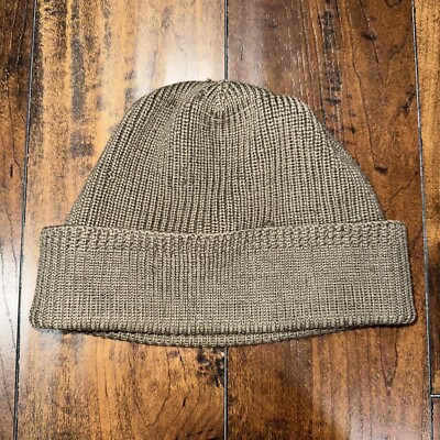 40s Watch Cap us army air force ワッチキャップ Vintage WWII Watch Cap Hat A-4 Rare Green Air Force Army 40s
