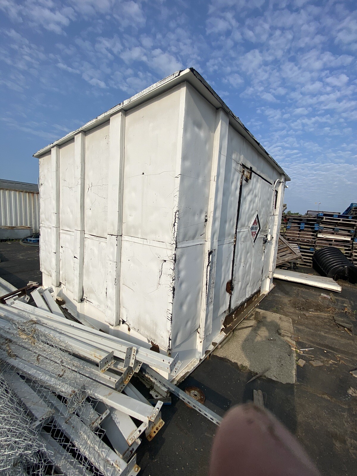 large heavy used walk in freezer used 10.5' X 16' X10' eBay