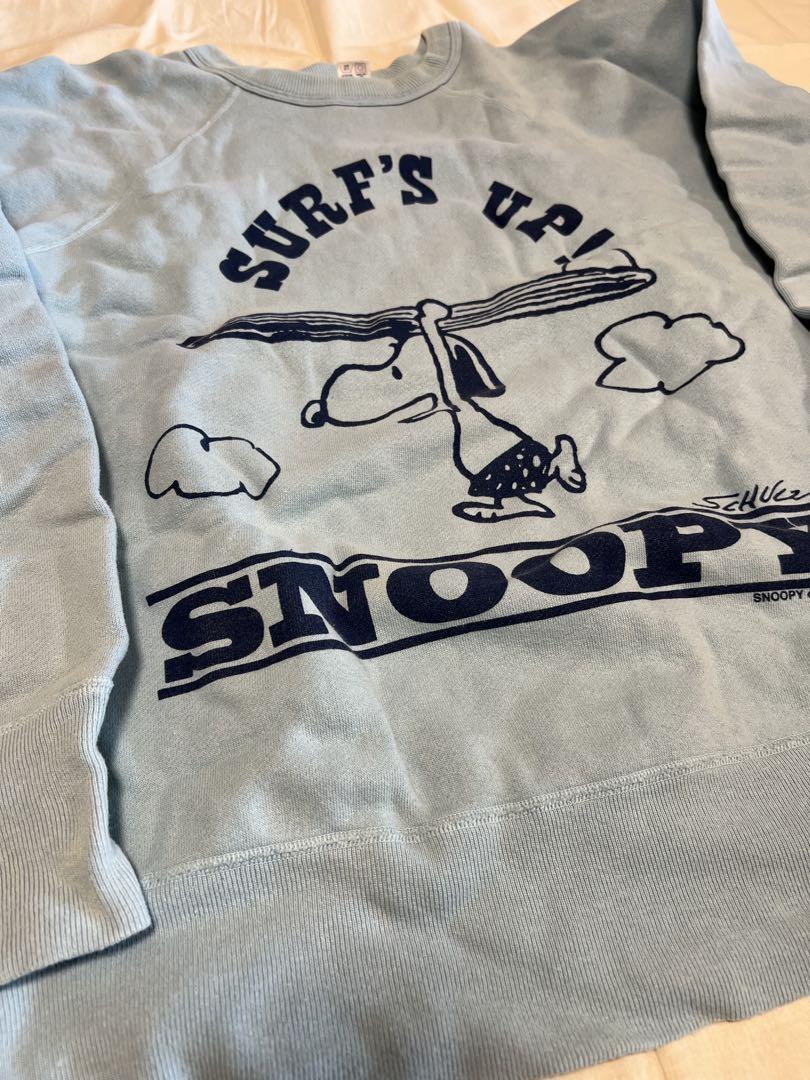 Warehouse Peanuts Snoopy Sweatshirt Blue Cotton Size M Used