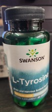 Swanson L-Tyrosine 500mg 60 Veggie Caps Brain  Nerve Support Exp 05/26