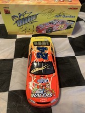 1999 Jeff Gordon Gold Autographed 24 DuPont NASCAR Racers 1/24