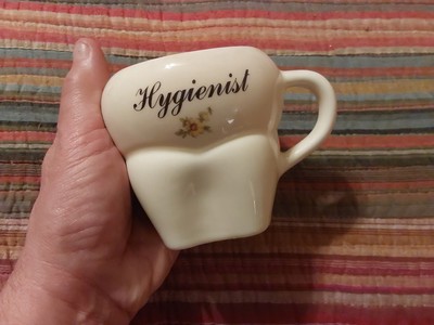 Vintage RADE Hyentist 3D Tooth Cup Mug Dental R.O.S.E. Ltd USA Coffee 