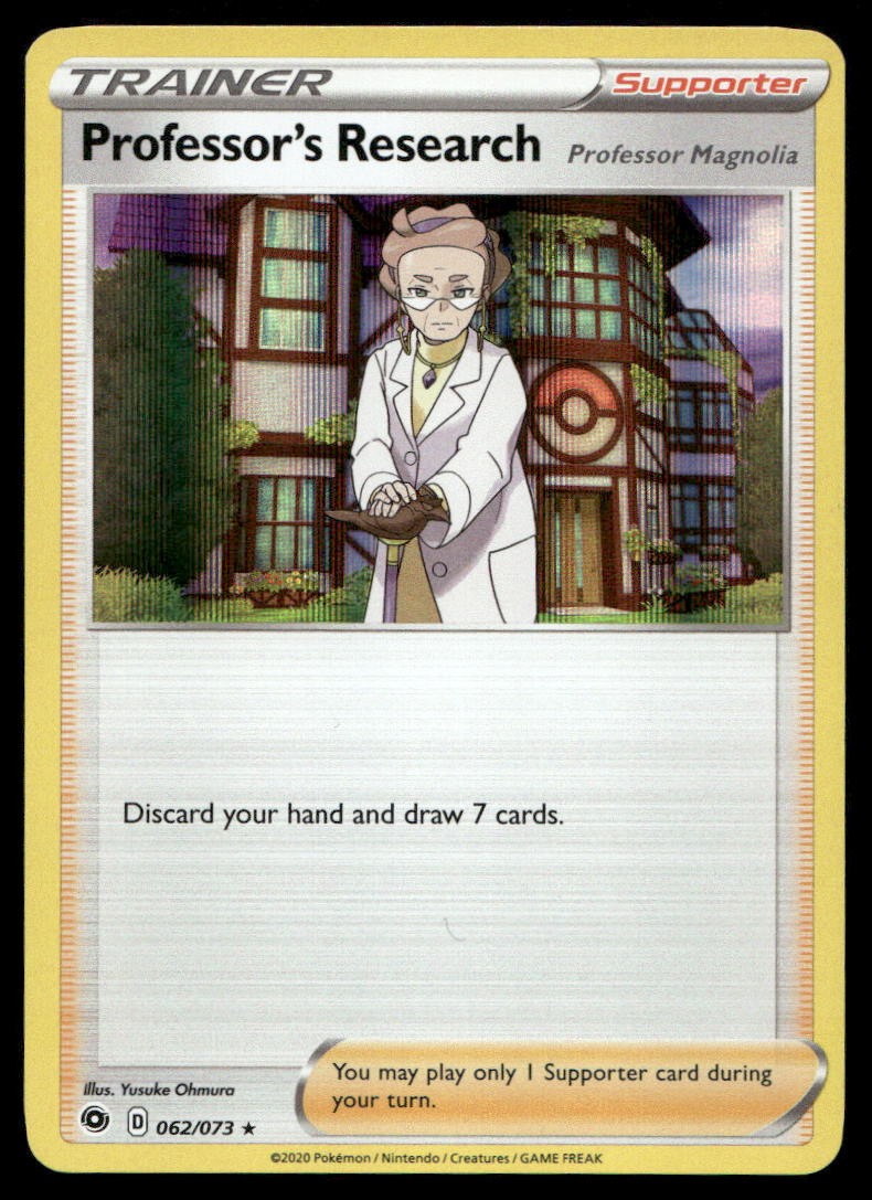 Professor's Research [Professor Magnolia] Holofoil Champion's Path 62/73 NM