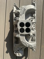 Ford Edelbrock F4b Intake Manifold Rare 4 Hole Version 289302 Hipo