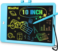 10 Inch Drawing Tablet, LCD Writing Tablet for Kids, Colorful Doodle Board Todd