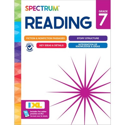 Spectrum Grade 7 Reading Comprehension Workbook, Middle School Activity Book...