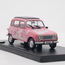 Rare IXO 1:43 Renault 4 70s Classic Hatch - Diecast Collectible Model