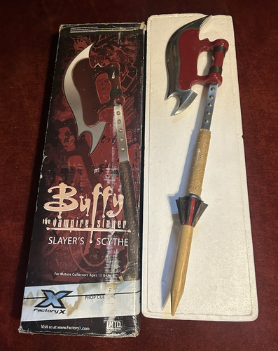 FactoryX Buffy the Vampire Slayer Slayer’s Scythe Replica - NO WALL MOUNT