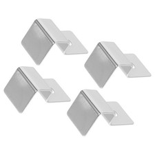 4 Pcs Aquarium Fish Tank Cover Partition Bracket Durable Stainless Steel