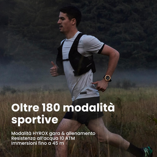 T-Rex 3 Pro Smartwatch Outdoor 48Mm Display AMOLED in Zaffiro, Ghiera in Titanio - Foto 5 di 12