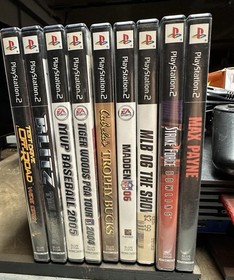 Sony PlayStation 2 PS2 Bundle w/2 Controllers Memory Card Games & Harvest Moon