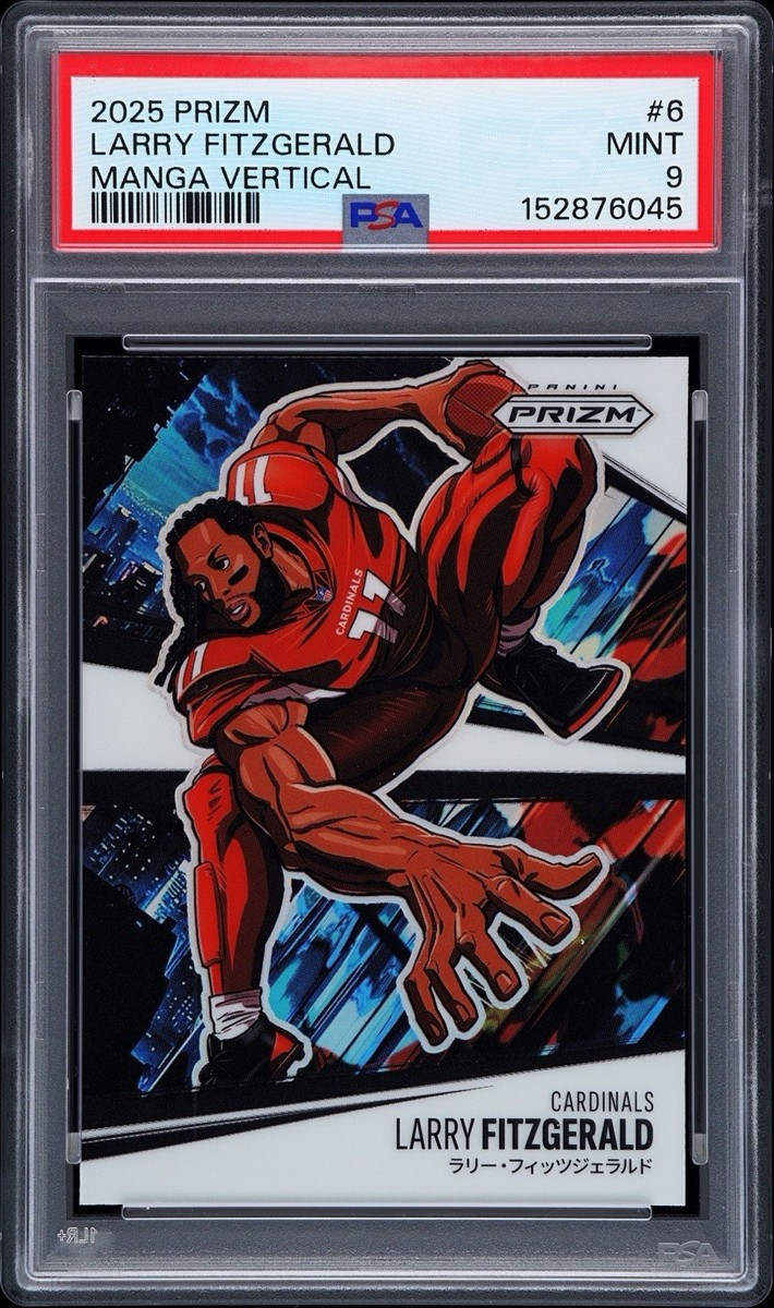 2025 Panini Prizm Larry Fitzgerald MANGA PSA 9 #6 SSP Case Hit | eBay