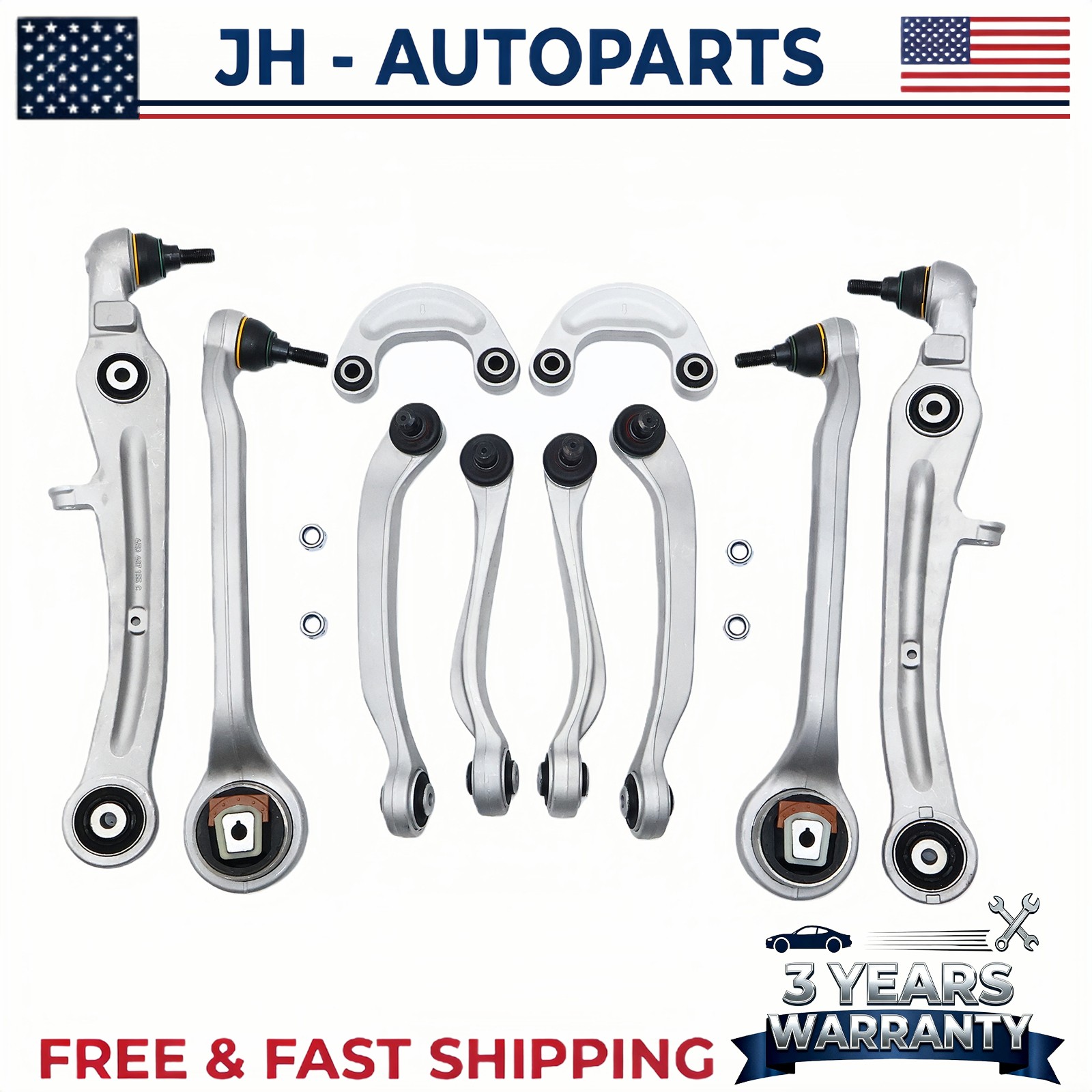 Bentley Continental 2014-2019 Front Upper Control arms 10 pcs P/N 3W0407510