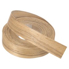 Black Limba Edge Banding, 7/8 in x 25 ft Wood Veneer Tape, Pre-glued Flexible