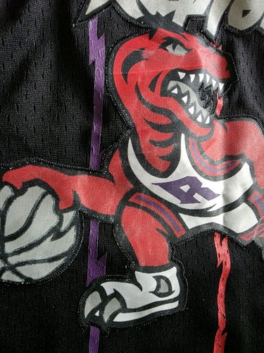 MITCHELL NESS MCGRADY #1 TORONTO RAPTORS HARDWOOD CLASSICS Youth SIZE L - Picture 4 of 10