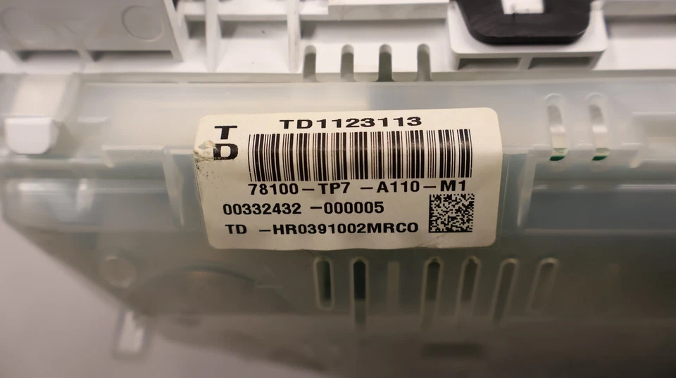 Honda Crosstour 2010-2012 velocímetro Speedo Cluster 163 k OEM Foto 3 de 4