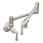 MOEN S664SRS Wall Mounted Swing Arm Pot Filler in Spot Resist Stainless