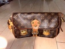 Louis Vuitton Hudson PM Monogram Leather Shoulder Bag Authentic Rare