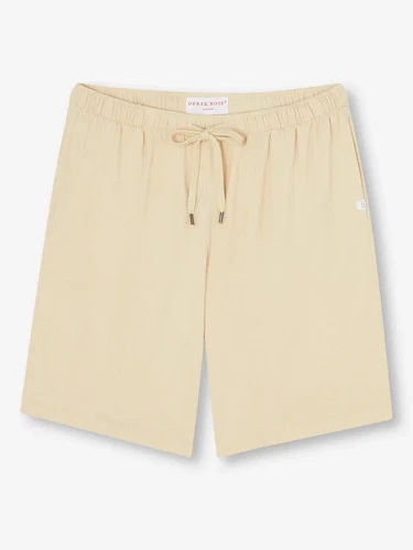 DEREK ROSE MENS SHORTS - XXL - MICRO MODAL - RRP. £140 - LOUNGE or PJ BASEL ECRU