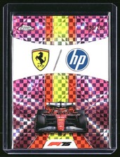 2025 Topps Chrome F1 Scuderia Ferrari HP Team Logo Pink Checker 056/250 #175