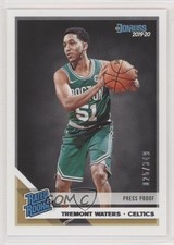 2019 Panini Donruss Rated Rookie Press Proof Silver /349 Tremont Waters #244 5l1