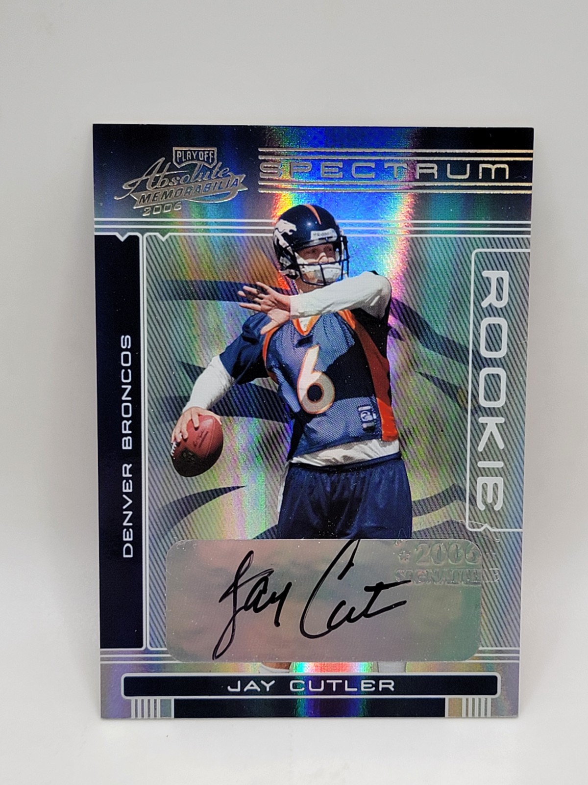 Jay Cutler Playoff Absolute Memorabilia #214 Spectrum Gold