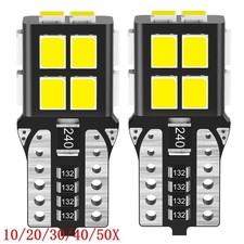 T10 168 194 Led Interior Lights Bulbs License Map Side Marker White 6500k 210x