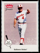 2002 Fleer Greats of the Game #39 Earl Weaver