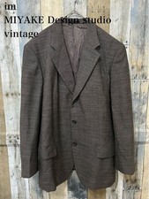 ISSEY MIYAKE Gray Tailored Jacket Size 5 From Japan