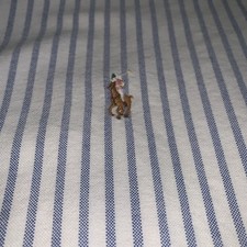 Ralph Lauren Mens 4XB Classic Fit Oxford Button Down Shirt White Blue Striped