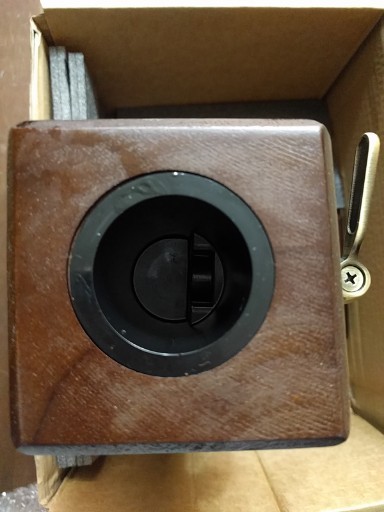 Countertop Liquor Dispenser for Home Bars – Wooden Whiskey Dispenser with Foo...