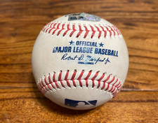 Mets vs Giants Game Used Baseball 4/23/2023 Tylor Megill to LaMonte Wade MLB