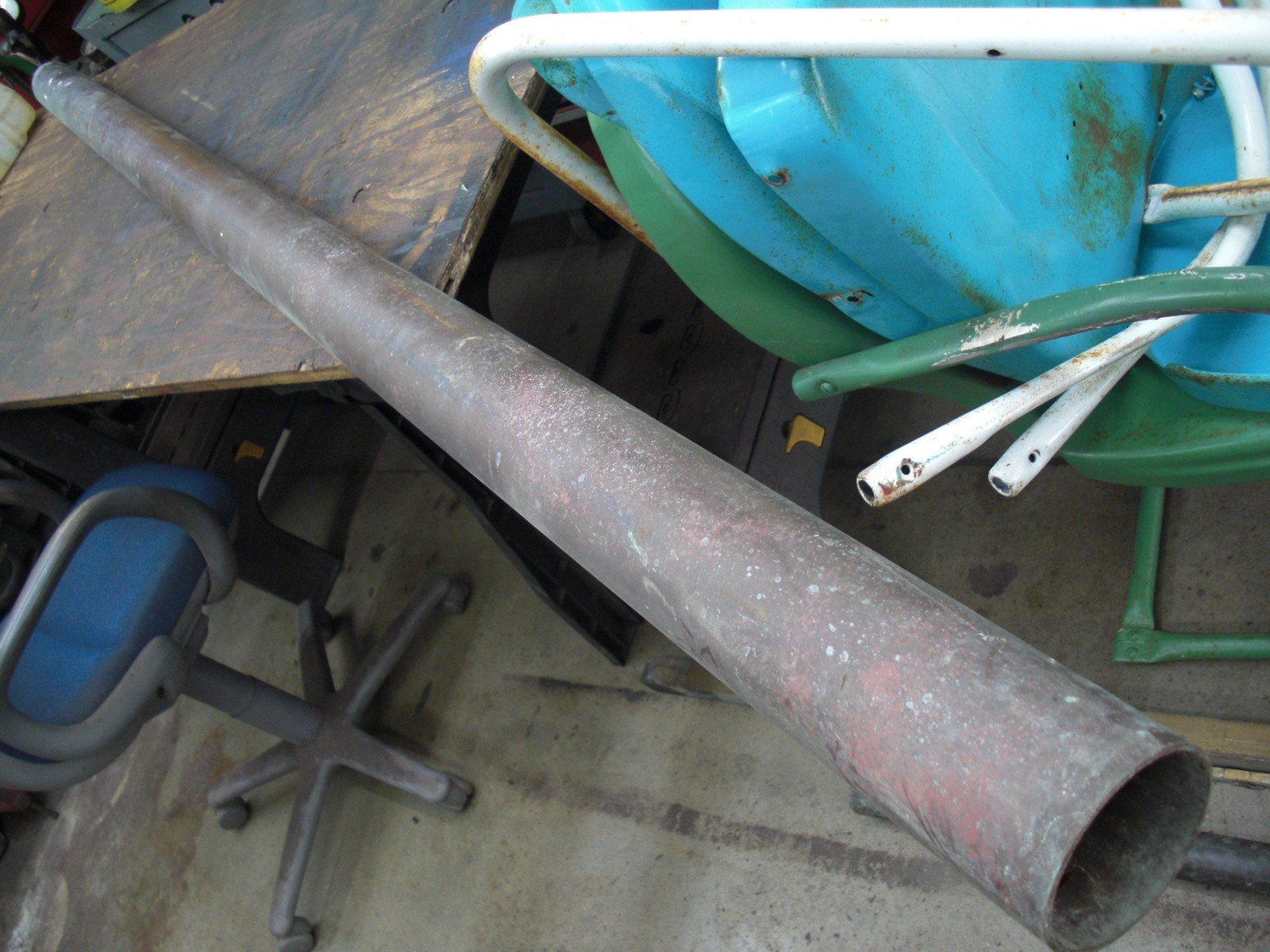 Copper pipe/tube 3" outside diameter cut 12" long Buy 1" or 84"  steam punk