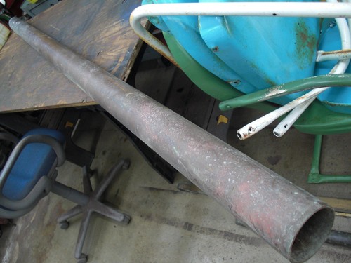 Copper pipe/tube 3" outside diameter, 84" long thick L copper $3.25 PER INCH
