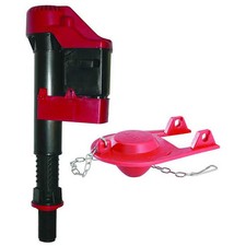Korky Anti-Siphon Fill Valve with Flapper, TPE 818Z Korky 818Z Fill Valve: 8" to