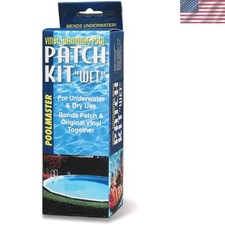 Complete Vinyl Repair Kit: 4 oz Fast-Drying Adhesive for Pools and Inflatables