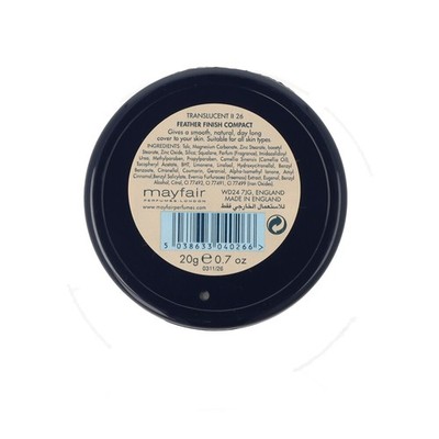 Mayfair Feather Finish Compact - Translucent II 26 gepresster Gesichtspuder - kostenloser Versand