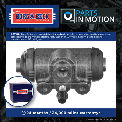 Wheel Cylinder fits BMW 324D E30 2.4D Rear 85 to 90 Brake B&B 34211156167 New
