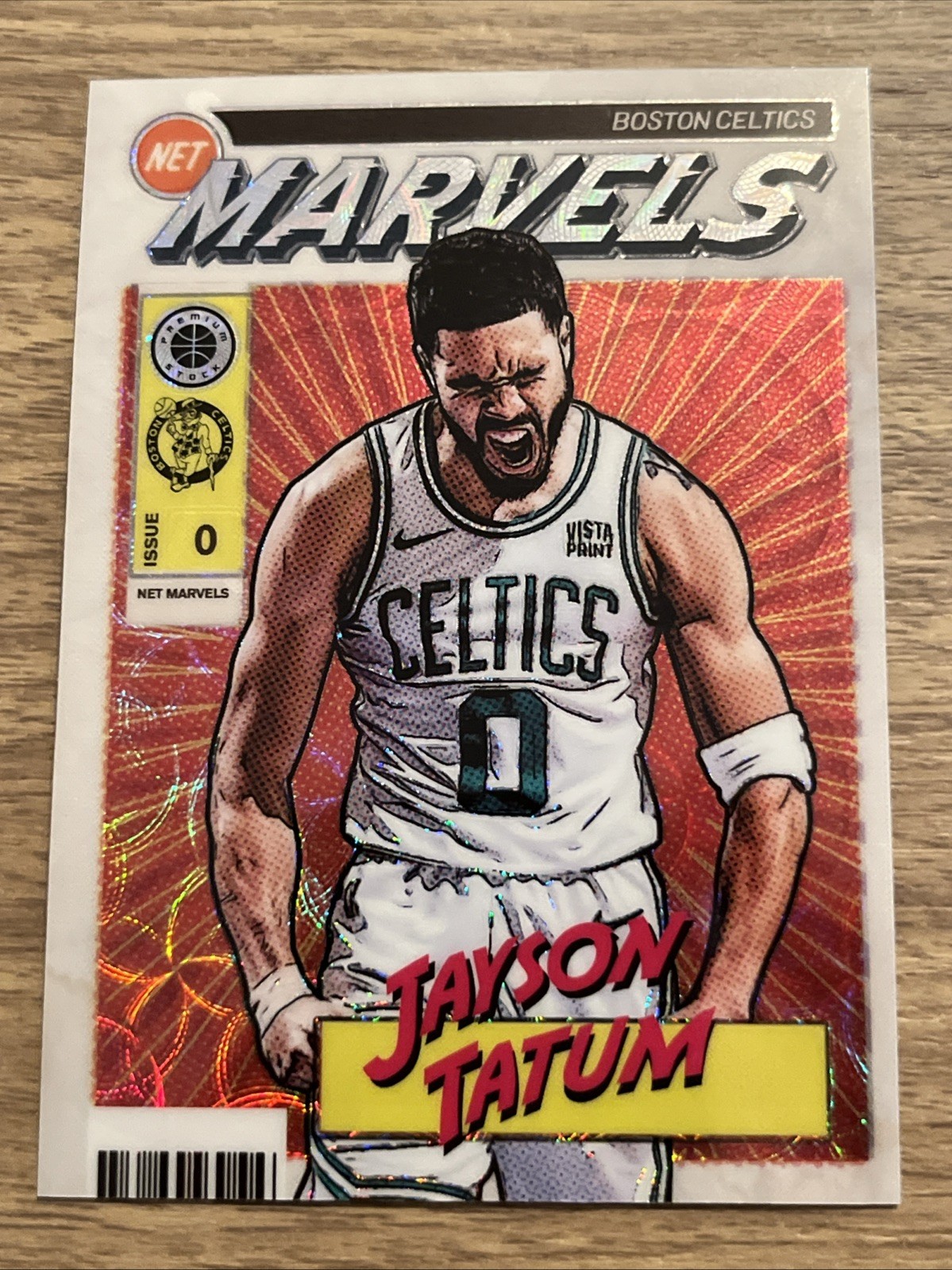 2023-24 Hoops Premium Stock Net Marvels Scope Prizm Jayson Tatum Case Hit SSP