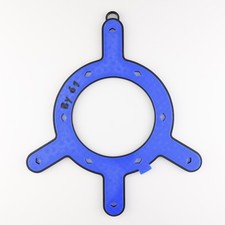 Mezz Turtle Rack Carrying Case Hard Template Sheet Holder/Carrier Blue