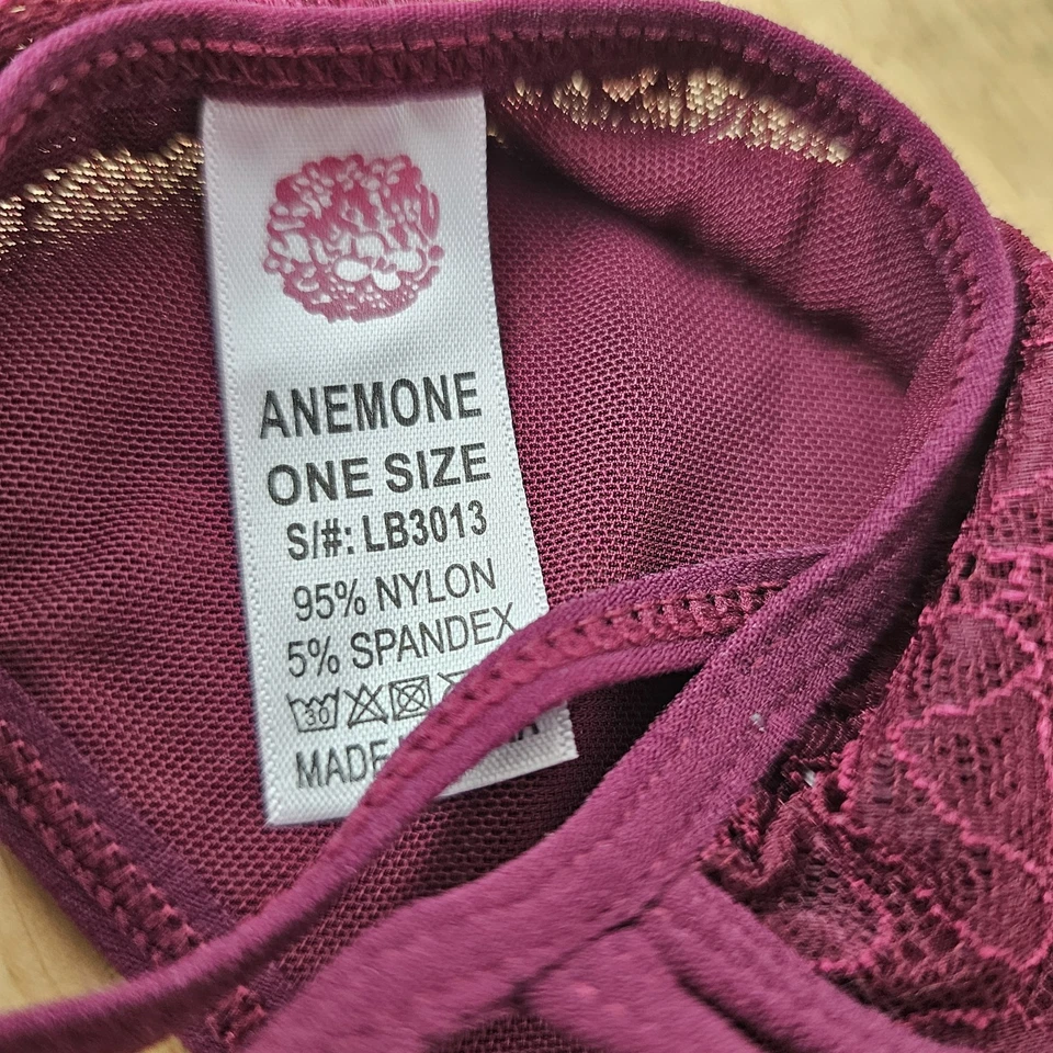 Cottagecore Bralette Festival Fairy Grunge Boho Ethereal Dreamy One Size Fuschia - Image 2 of 4