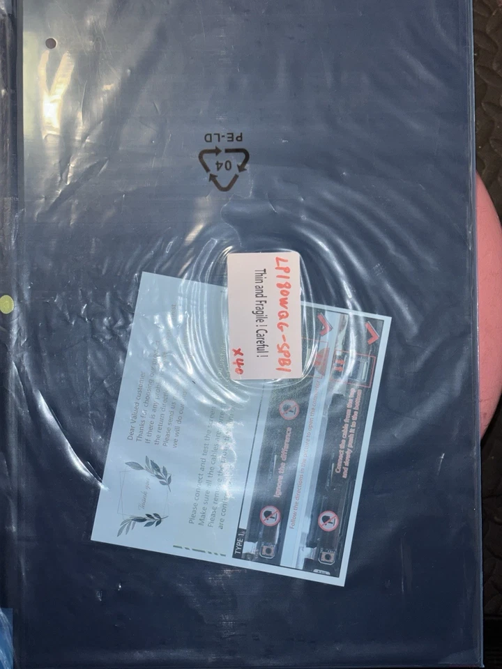 Pantalla LCD 18.0" LP180WQG-SPB1 (SP)(B1) PARA DELL 0P021V EDP40PIN QHD+ 2560X1600 Foto 2 de 4