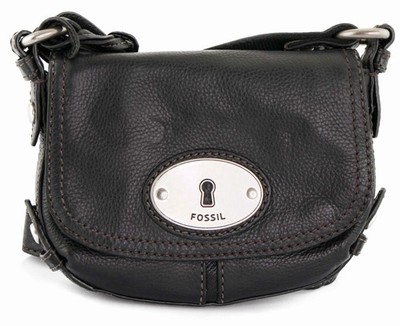 Damenhandtasche Fossil Shoulderbag Maddox Small Flap Schwarz