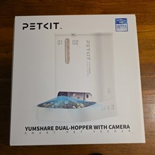 PetKit YumShare Dual-Hopper with Camera Smart Pet Feeder, 5L Capacity Total