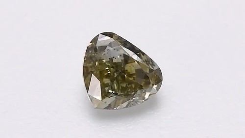 0.25 Ct Natural Fancy Color Chameleon Diamond Heart SI1 GIA Certified Rare - Video 1 of 1