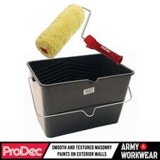 ProDec  Cobra 9" Masonry Roller Sleeve Stick System Frame Paint & 10L Scuttle
