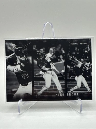 2025 Topps Black & White - Frame Rate Mike Trout #FR7